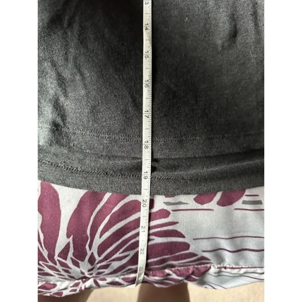 Vineyard Vines Black 100% Linen V-Neck Tee Oversized XS